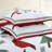 MarCielo 3 Pcs Winter Red Cardinals Christmas Quilt Bedspread Set ME509-102880005