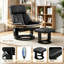Fauteuil inclinable pivotant avec repose-pieds