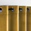 Thermal Velvet Curtains with Eyelet Ring Top - Blackout Crushed Velvet Drapes Pair-1810057933-1810057939