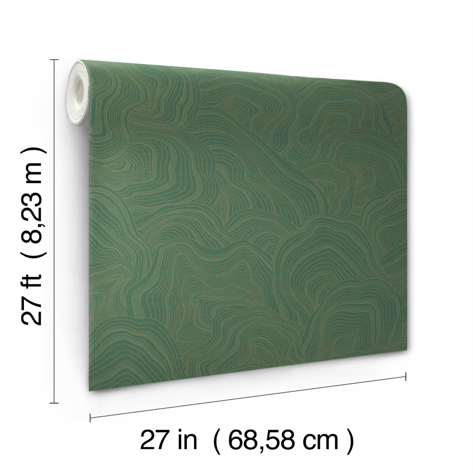 Nessa Abstract Wallpaper, Green