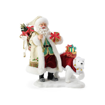 Christmas Traditions  Polar Pair Santa 10.5in
