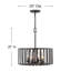 Lustre tambour lanterne à 4 lumières Reid