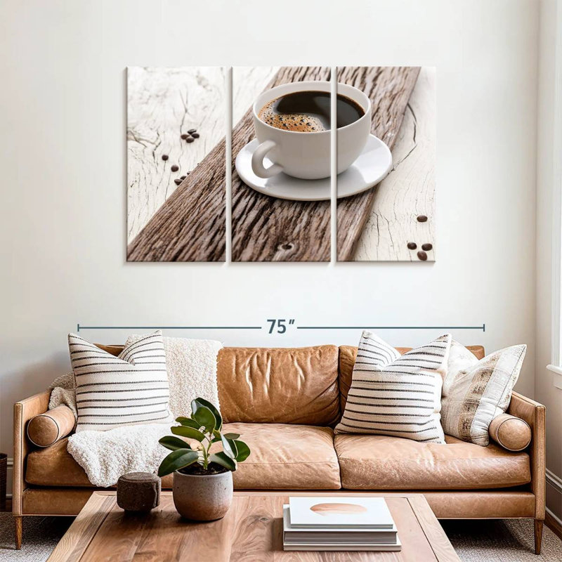 Yarlin Fresh Coffee In Cup, 36" H x 57" W