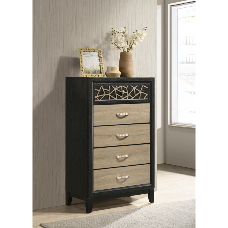 Commode moderne et contemporaine en bois Selena