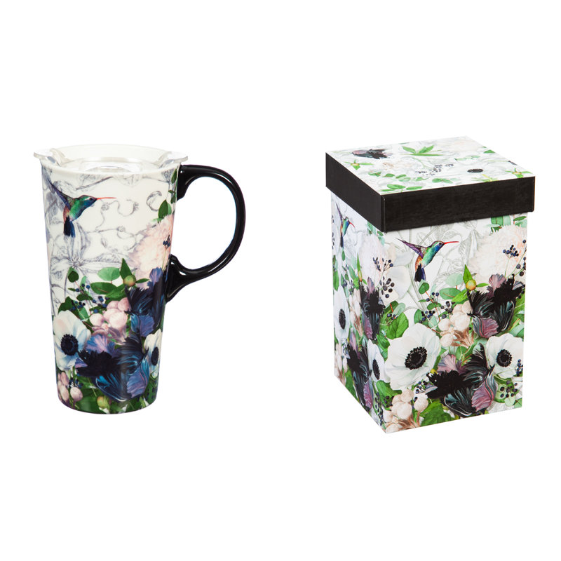 Cypress Home Earthenware Travel Mug
