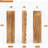 Doresha Wood Wall Vase