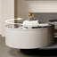 Table basse moderne en marbre minimaliste