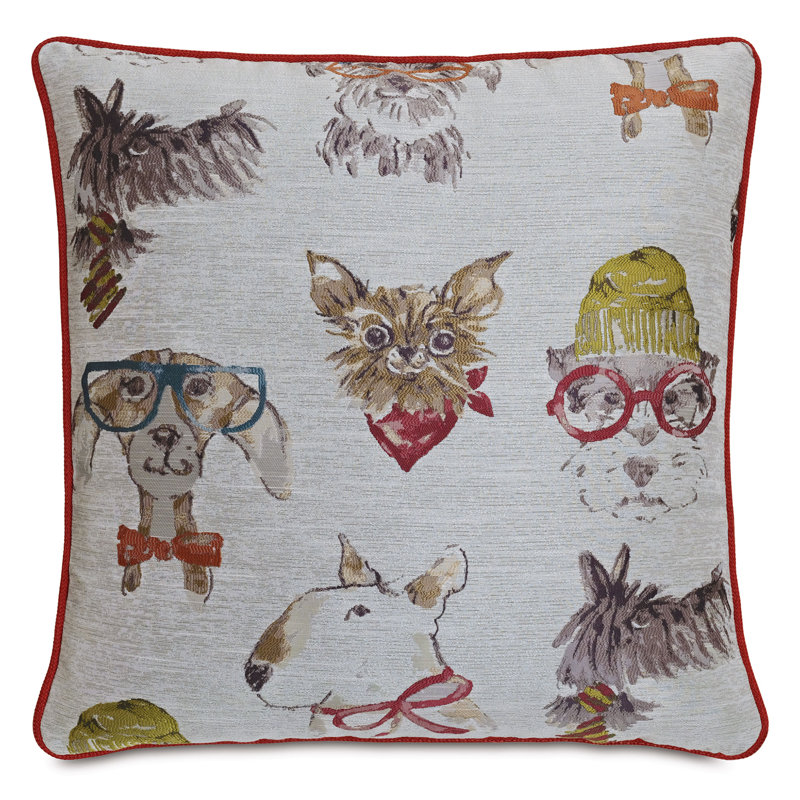 Pets Square Pillow Cover & Insert