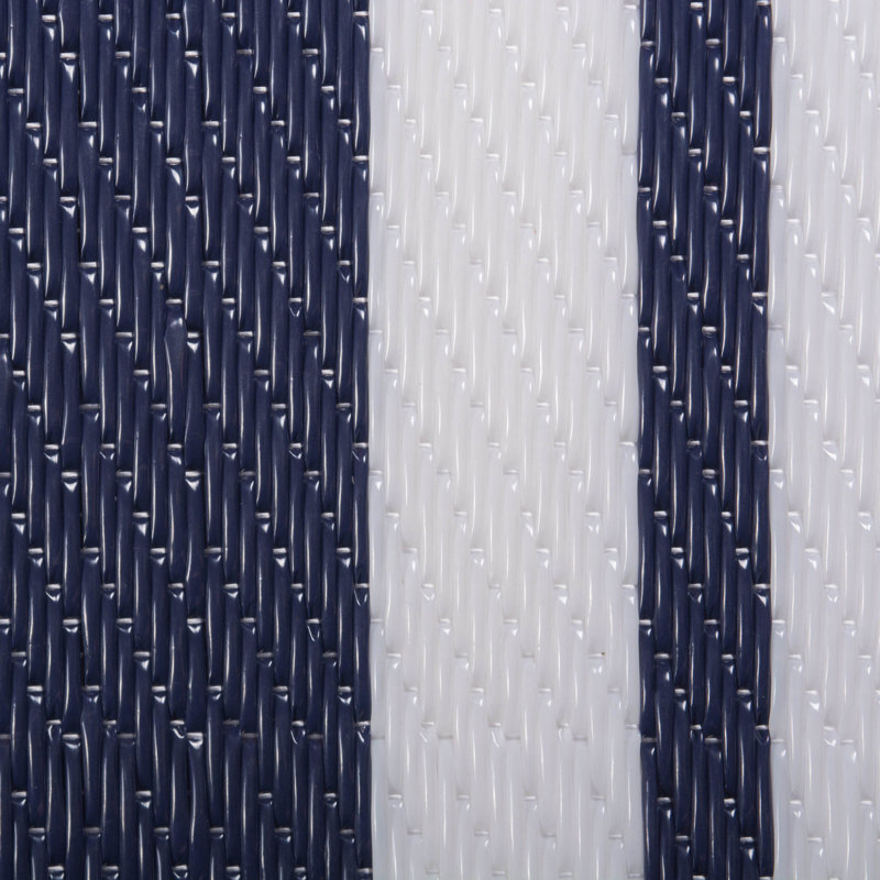 Bleu/blanc à rayures Freddie Tapis décoratif