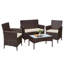 Ensemble de conversation d'extérieur avec coussins Julus Shena pour 4 personnes-46713003-29349610