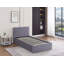 Auzhane Upholstered Velvet Lift Up Storage Bed with Mattress