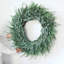 Couronne d'eucalyptus artificiel 32 po pour porte d'entrée - Grande verdure à suspendre à la ferme pour l'intérieur / l'extérieur pour porche, fenêtre et toutes saisons