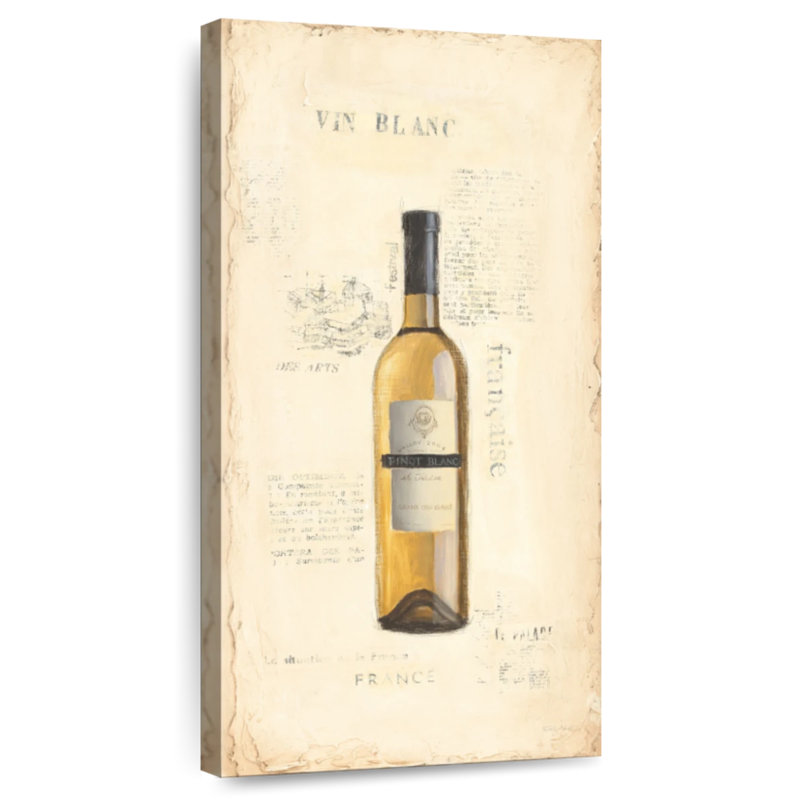 Vin blanc, 24" H x 12" W