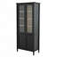 Vitrine 73,25 po H avec rangement