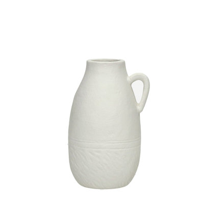 Vase Trulli en aluminium blanc cassé