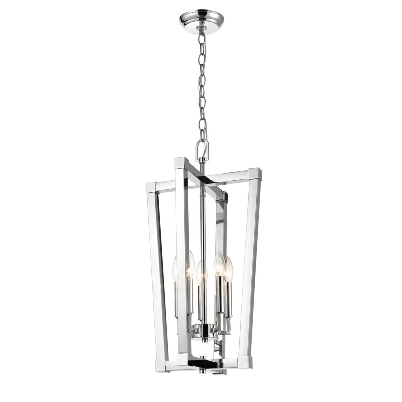 Seville 5 - Light Lantern Pendant, Chrome