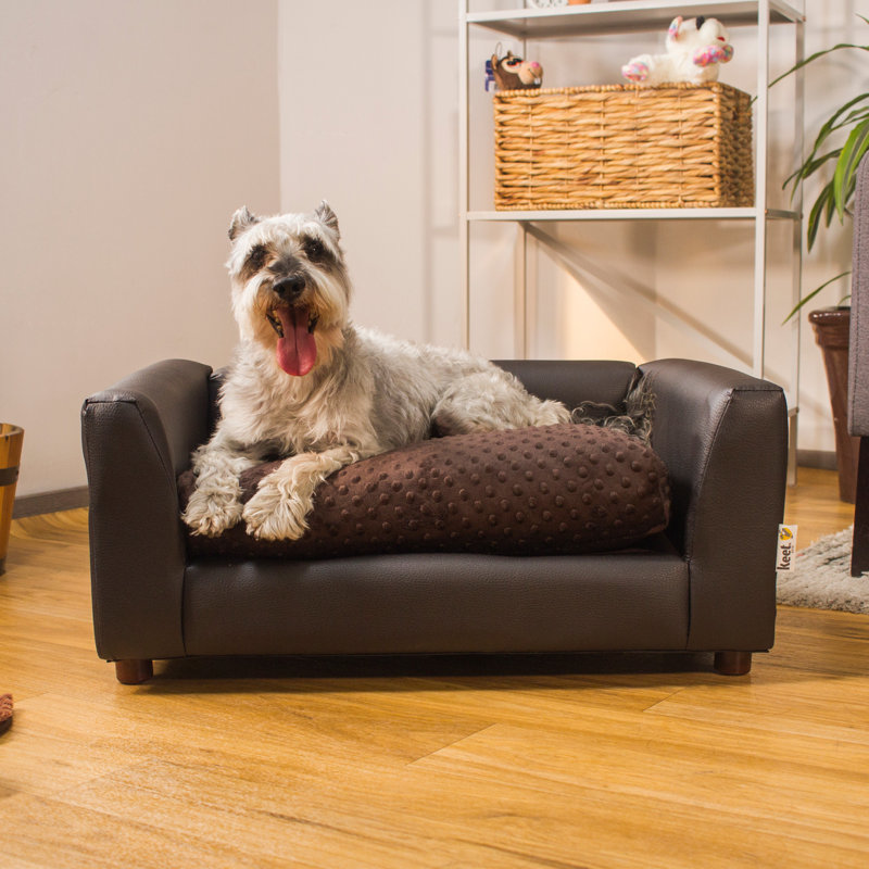 Canapé pour chien Ozzie, Moyen (l 28 po x P 20 po x H 12 po), Chocolat
