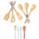 BergHOFF 10Pc Travel Flatware and Bamboo Utensil Set