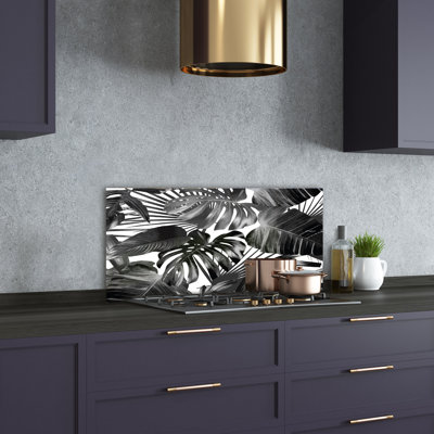 50cm W x 100cm L Glass Peel and Stick Panel