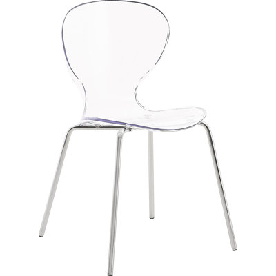 Clarion Stacking Side Chair in Clear