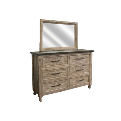 Miroir en pierre naturelle