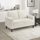 Yancheva 54.5" Square Arms Corduroy Loveseat