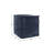 Komodo Navy Square Pouf-789335379