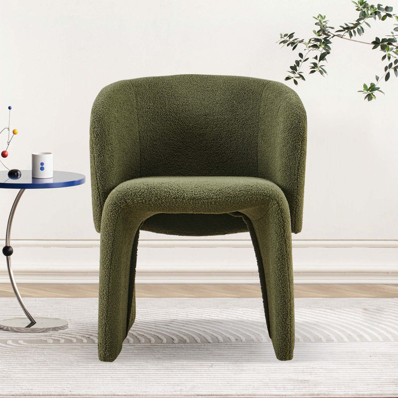 Chaise d'appoint moderne Modern, Vert