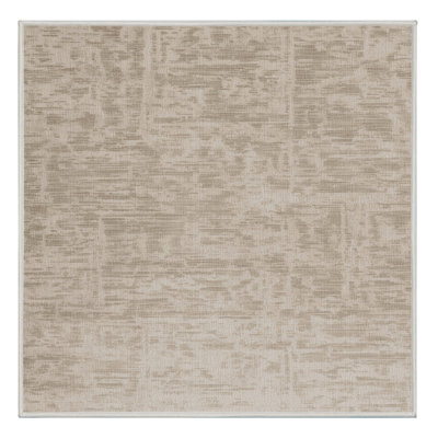 Machine Washable Abstract Beige Area Rug