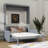 Wall-Mounted Full-Size Murphy Bed With Soft Comfort Cushion
