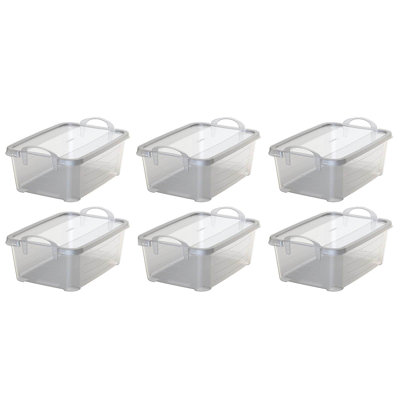 Life Story 55 Quart Stackable Home Organization Lidded Storage Container