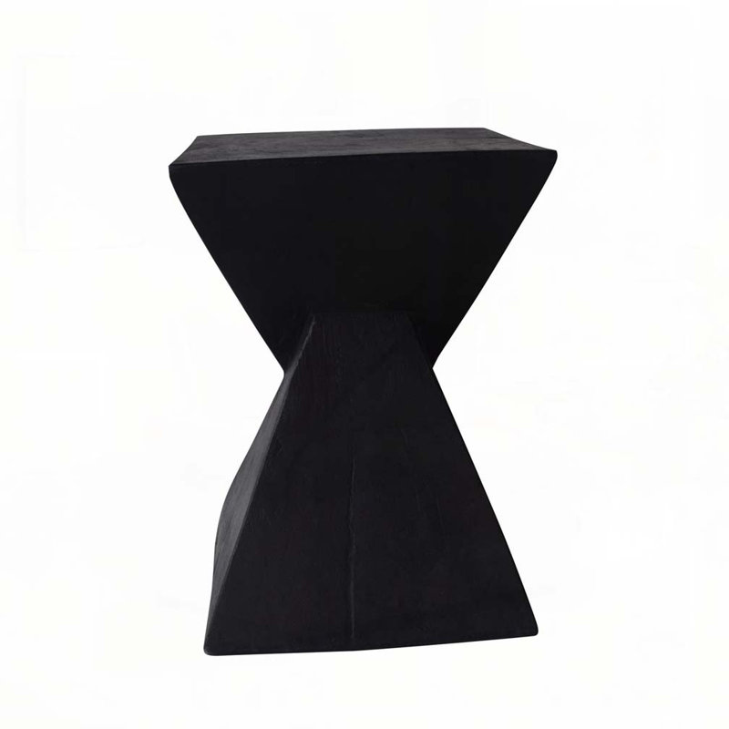 Magnesium Oxide End Table, Side Table, Black