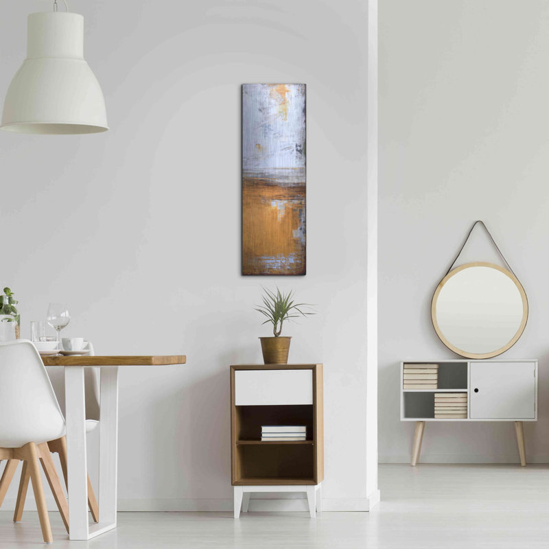 Brayden Studio® «Moment in Our Time II» par Erin Ashley, art mural en métal, H 36 po x l 12 po