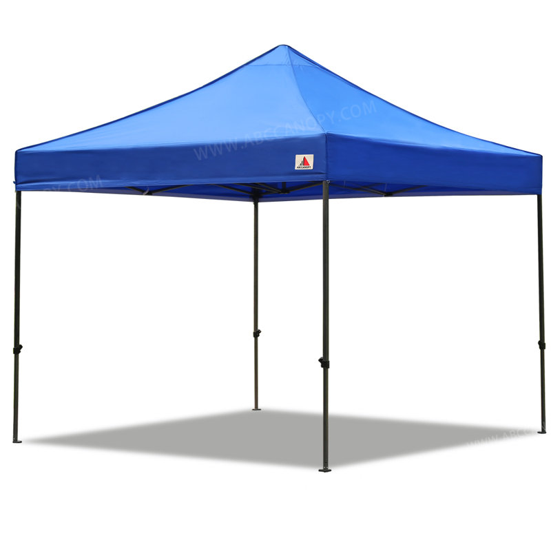 Commercial 10 Ft. W x 10 Ft. D Metal Pop-Up Canopy The Pop Up Canopies, Blue