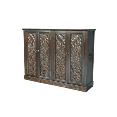 Armoire d'appoint en bois massif simple grande capacité Simple
