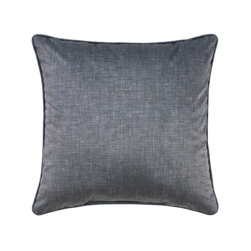 Coussin décoratif carré 20 po DESTINY, Blue Damask 1, Square 20"