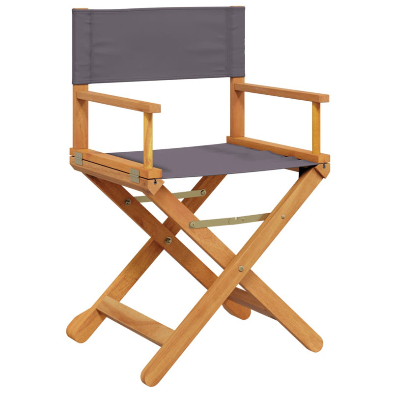 Buran Patio Dining Accent Chair, Dark grey