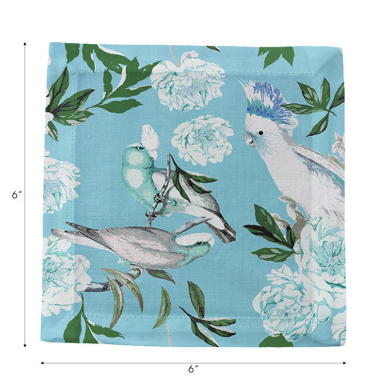 Serviette Peony Inspira, Azur