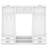4-In-1 Detachable Hall Tree With Storage And 7 Hooks, Multiple Functions Hallway Coat Rack With Storage Drawers And Cabinet, White  Shoe Bench For Entryway Hallway-1774740282