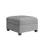 Module de repose-pieds carré avec rangement, canapé modulaire modulaire pour le salon