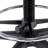 Backed Adjustable Height Ergonomic Lab Stool with Footring Wheels-1335032083