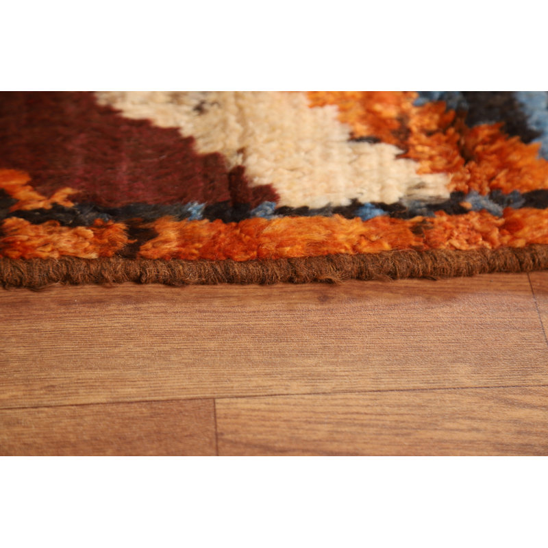 Tapis tribal marocain noué à la main 7 x 10