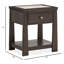 Table de chevet ouverte