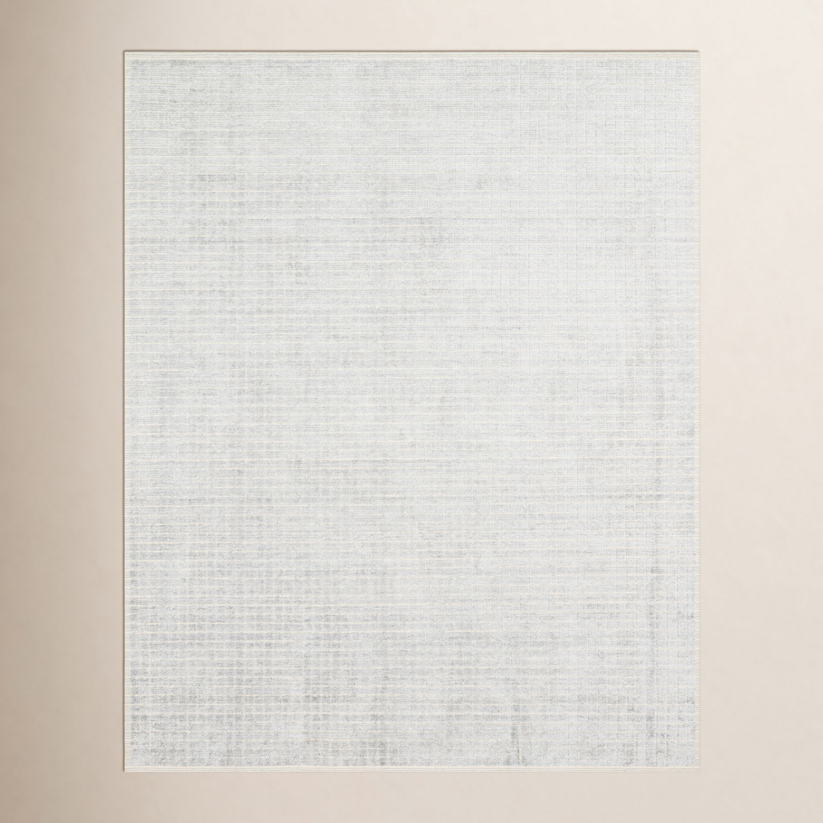 Alcone Silver Sky Hand-Loomed Geometric Rug, Rectangle 2' x 3'
