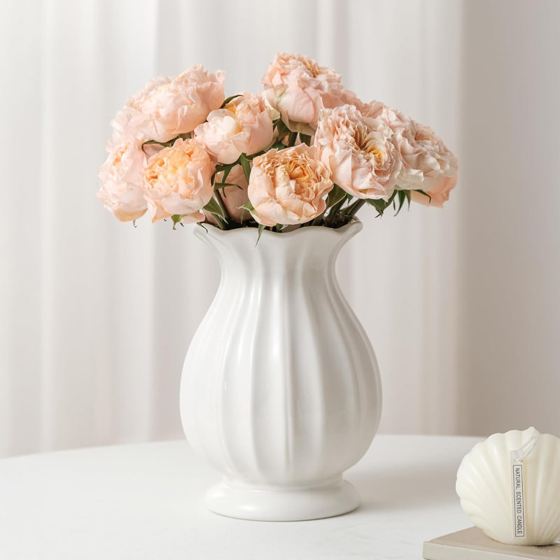 White Ceramic Vase