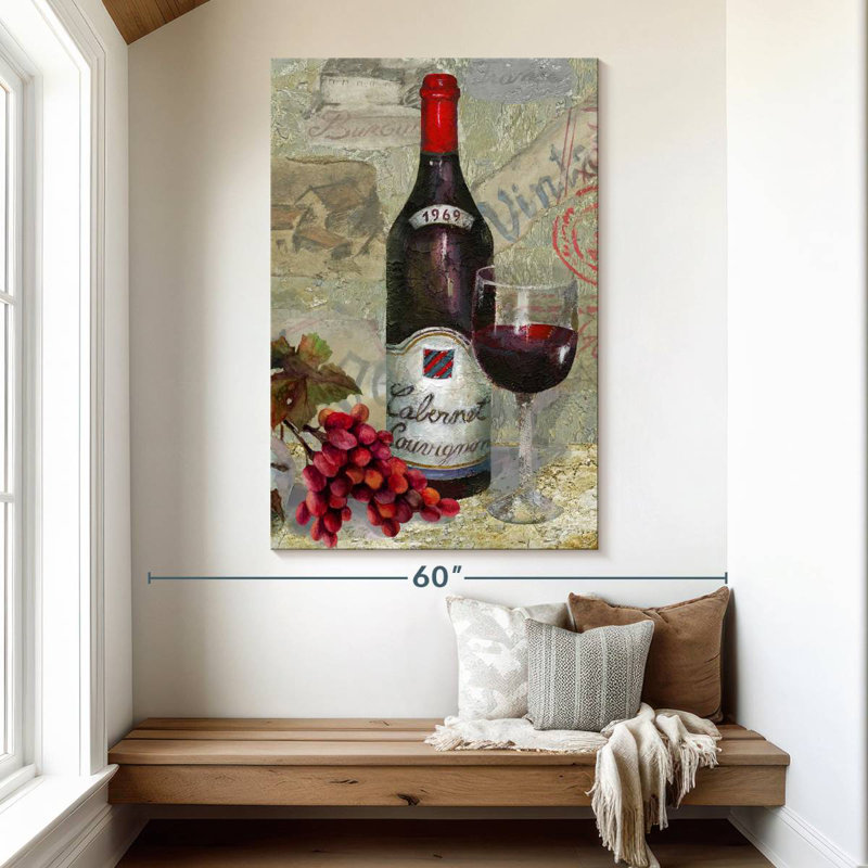 Yarlin Cabernet Sauvignon, 51" H x 34" W