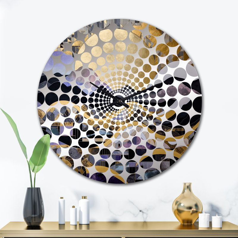 Lorice - Horloge murale paysage moderne, Grand
