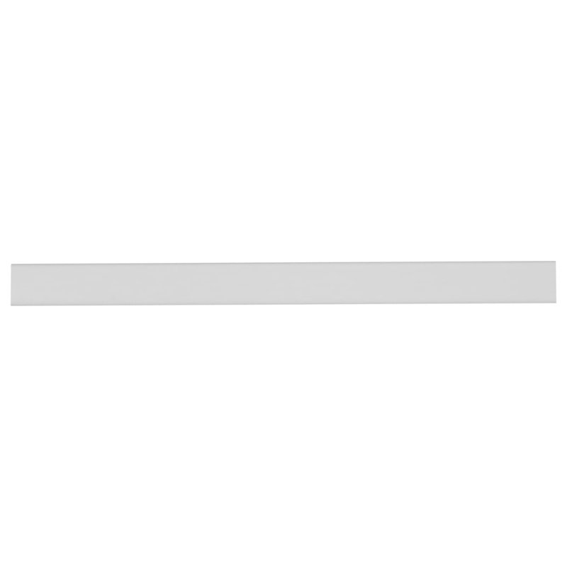 Arlo 1X11 3D Matte Ceramic Bullnose, White