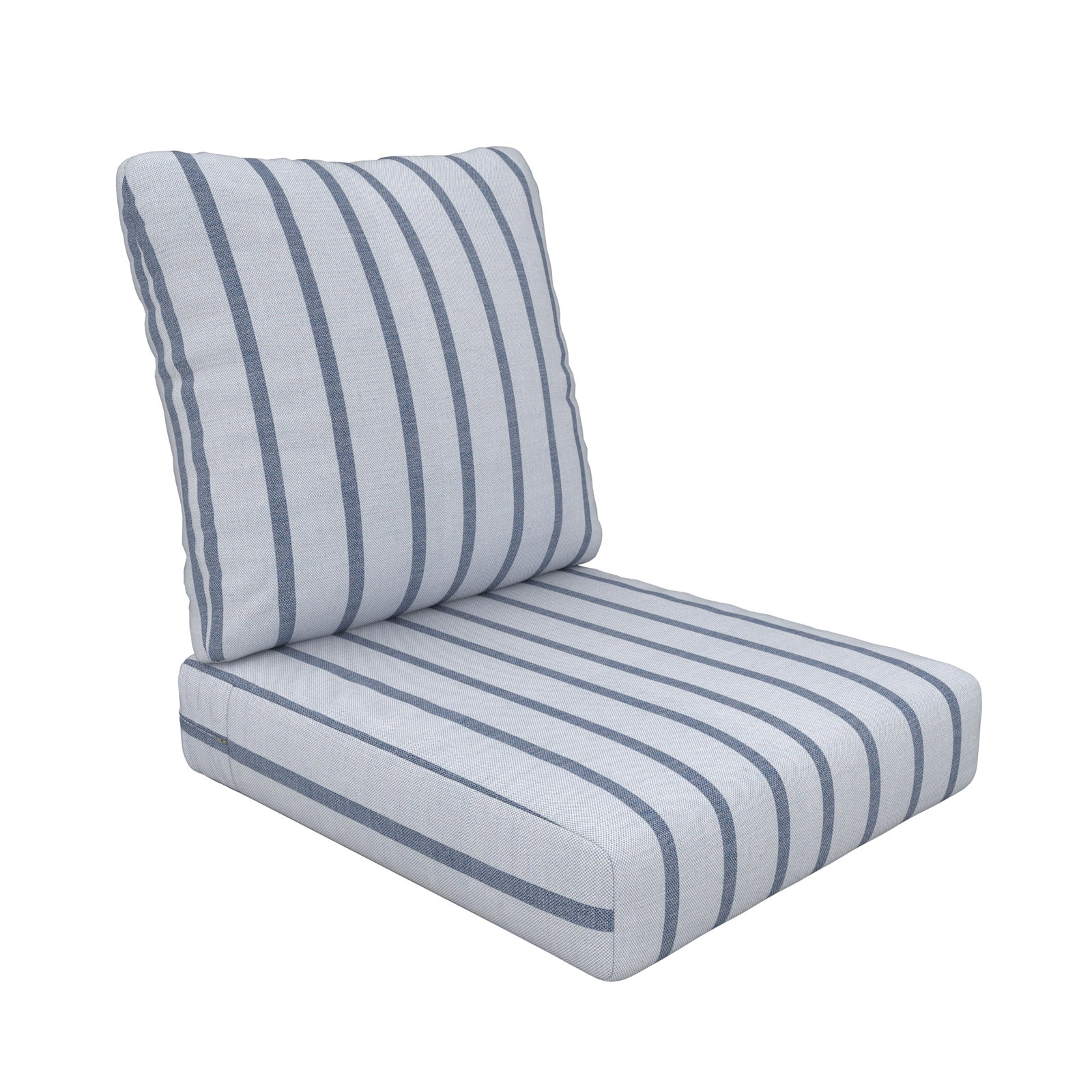 Amala 22" Sunbrella® Seat and Back Cushion, Sunbrella Unwind Sky