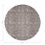 Iznik Gold Purple Vegan Leather Round Coasters-251915780
